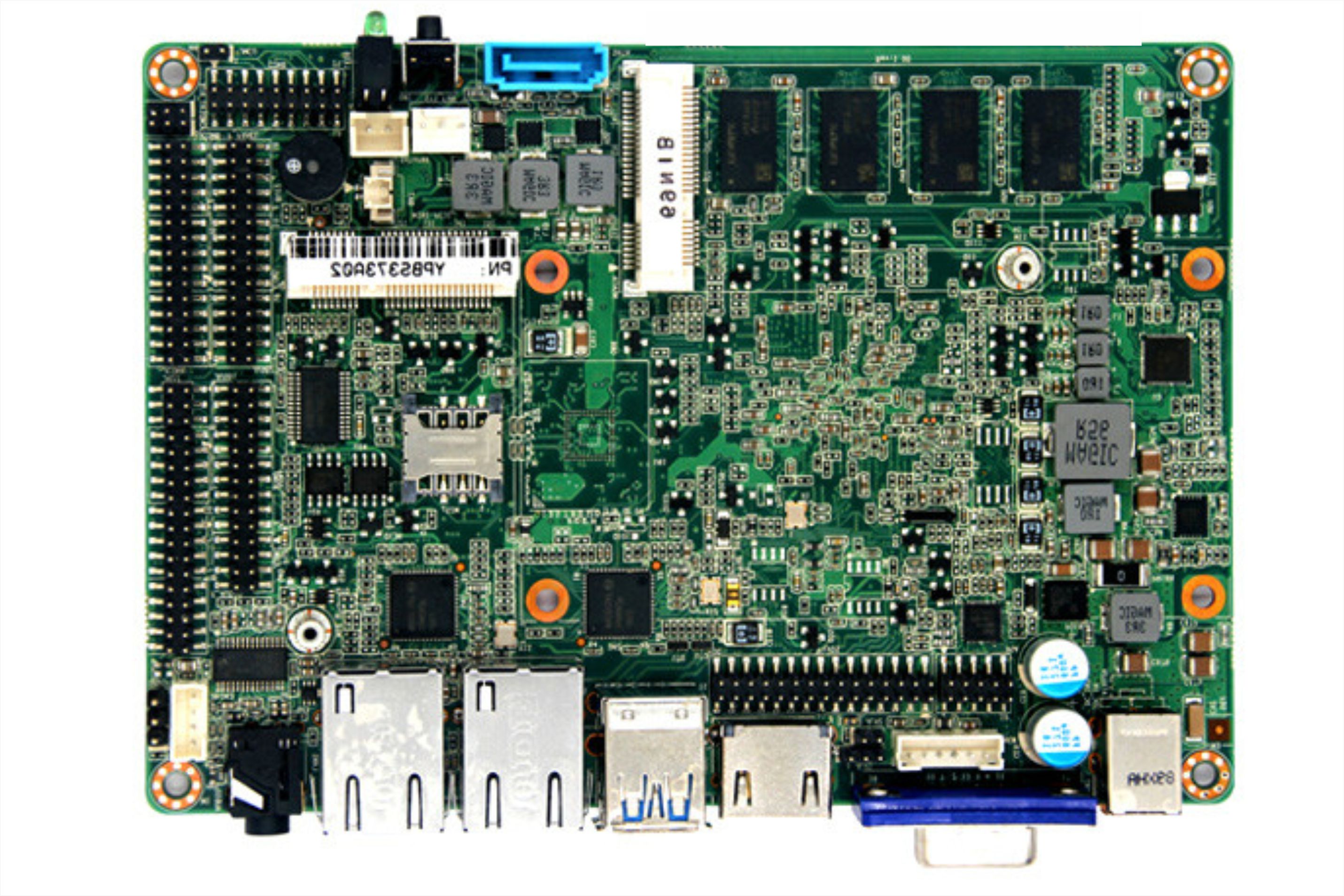 CPU内存SSD接口全集成设计的嵌入式主板