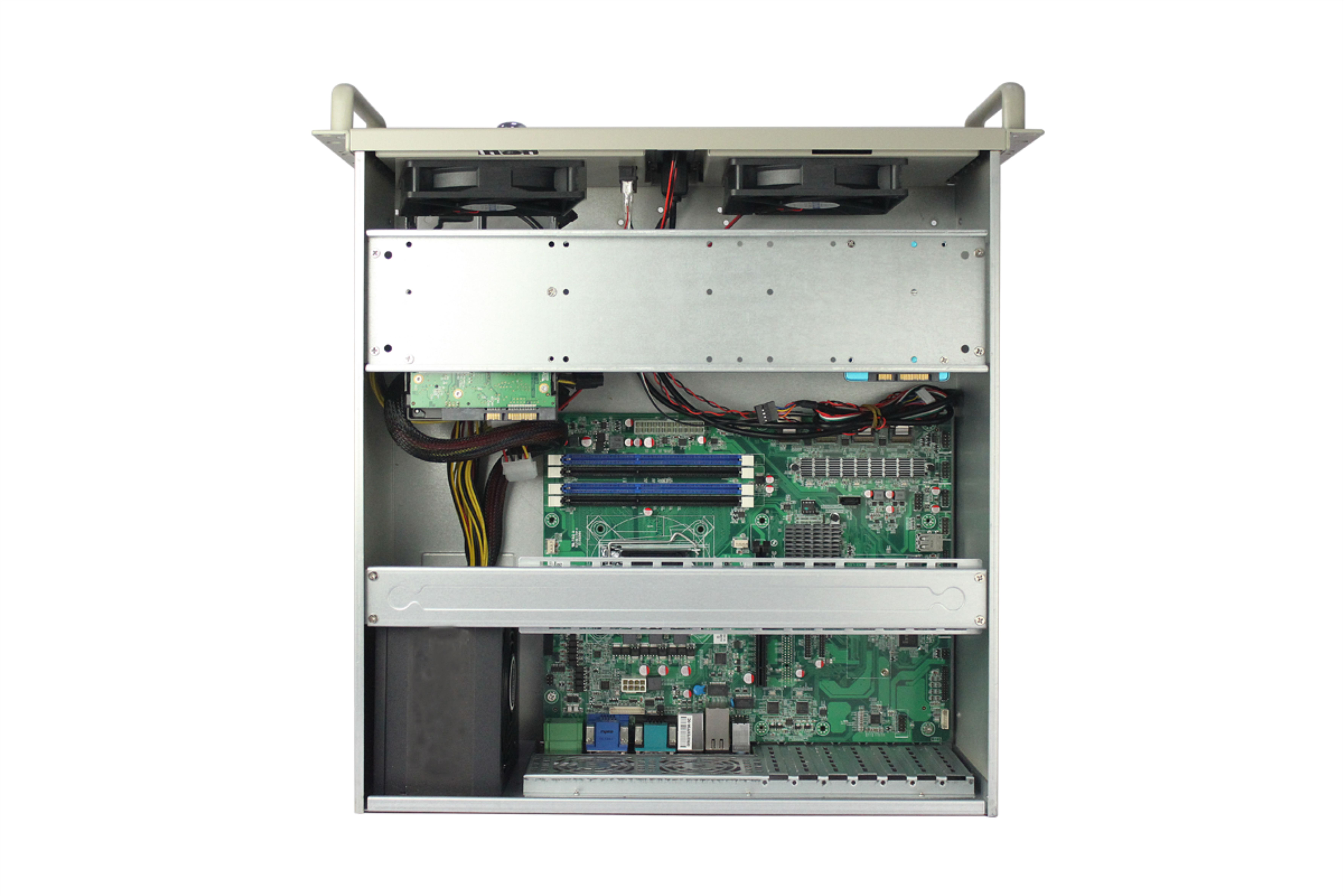 工业电脑接口|上架式工控机_H61酷睿4U工控机代替IPC-610L